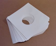 Over 25% OFF! 150 X 7" Inch CREAM Paper Inner Sleeves For 45s - 45rpm Singles - Square Corners - Premium Top Quality