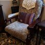 Floral couch and arm chairs Image 7