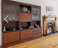 Mahogany Display Cabinet
