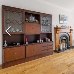 Mahogany Display Cabinet