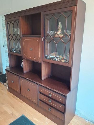 Mahogany Display Cabinet