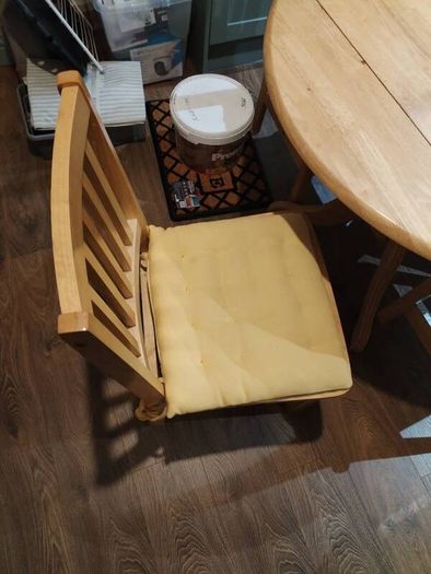 Wooden table and chairs