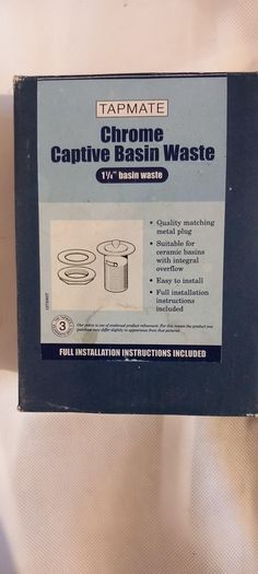 Chrome captive basin waste