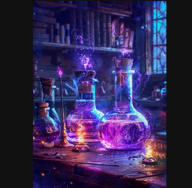 Magic Potion Book + Free astrological page mark - nice gift + other magical books available