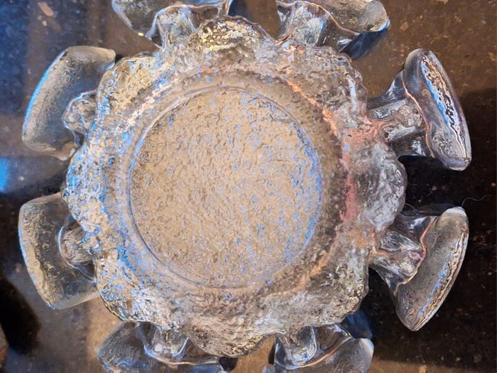 Mid century / Ravenhead Glass Bowl / 1960