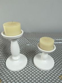2 Candle Holders & Candles