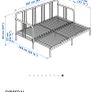 Convets to double bed guest bed ikea day bed Image 3