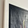 Vintage seascape oil painting with sailboats - framed Image 7