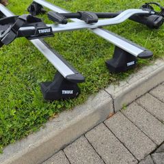 Thule Mk7 Golf Roof Rack with Aero Bars and bike rack
