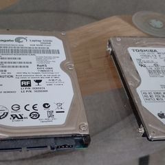Two Laptop Hard Drives