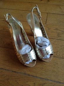 Guess Gold Sandals