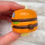 McDonalds Happy Meal Wind Up Toy Tricky Trackers 1995 Big Mac approx. 3 cm. Used Please see photos Image 4