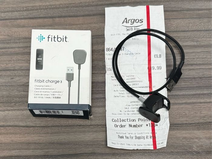 Fitbit Charge 3 / 4 charging cable