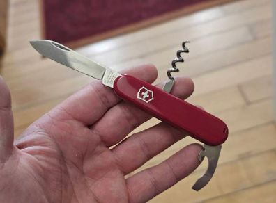 Vintage Collectable Victorinox Bartender Discontinued 84mm model with Modern handles installed