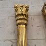 Gilt carved wood pillars Image 2