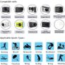 Action Camera Accessories Kit for GoPro Max GoPro Fusion GoPro Hero11 Hero10 Hero9 Hero8 Hero7 6 5 4 DJI OSMO Action Insta360 AKASO Campark Crosstour (FREE POSTAGE) Image 2
