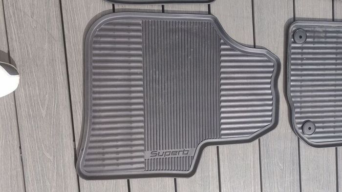 Rubber floor mats