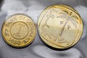 2 Uncirculated Coins Israel and Guyana