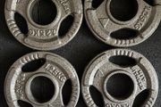 Olympic Cast Iron Tri-Grip Disc | 4 x 1.25kg