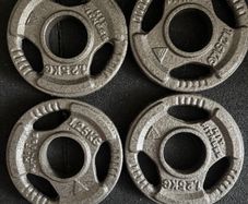 Olympic Cast Iron Tri-Grip Disc | 4 x 1.25kg