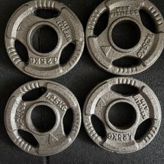 Olympic Cast Iron Tri-Grip Disc | 4 x 1.25kg