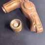 Vintage Brass Horse Head Walking Stick Handle Image 3