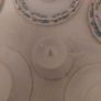 Vintage Blue White Floral Tea Cup Saucer Set Porcelain China Nanjing Pagoda Image 6