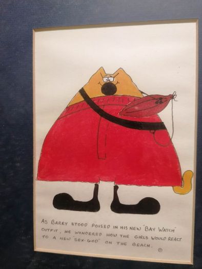 Clive Gardner Original Signed Print Cats
