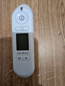 sanitas,fore head digital thermometer.basically brand new. No box