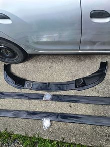 Bmw E60 Front bumper lip+ side skirts