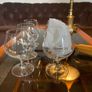 Aperitif Digestif Napoleon Cognac Crystal Glass Brandy Baloons Image 2