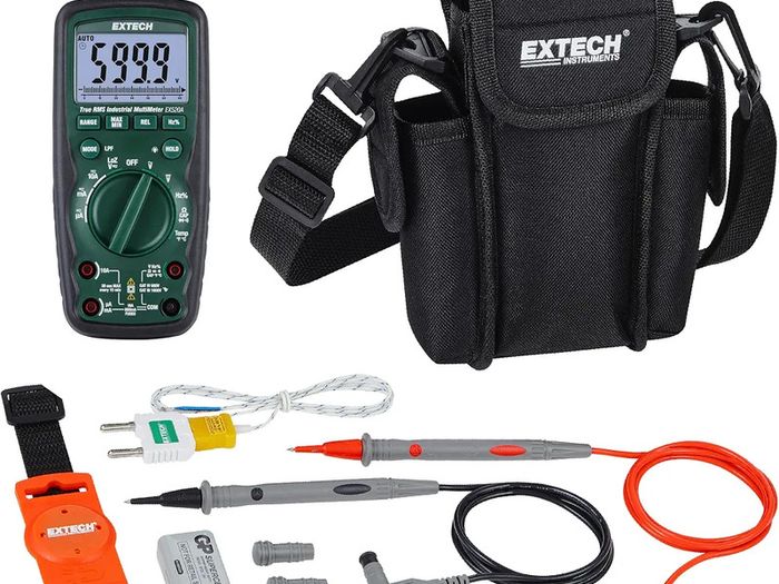 Extech EX520A Heavy Duty True RMS Industrial Digital Multimeter IP67
