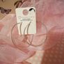 Large Silver Hoop Earrings Image 2