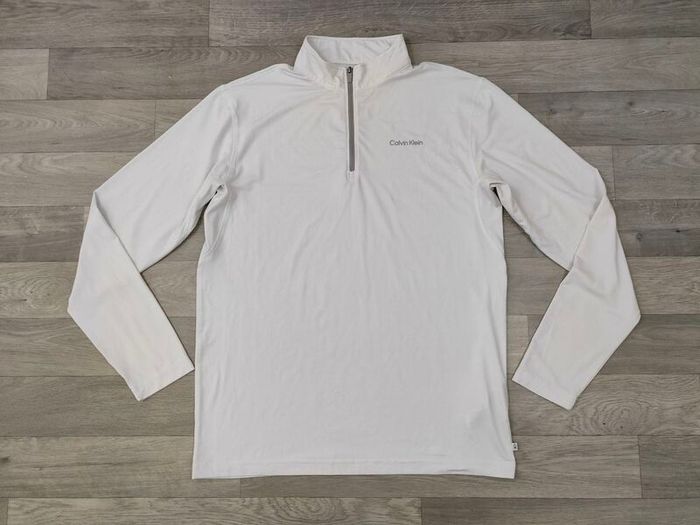 CK Calvin Klein Golf Half Zip Jumper Mens Large