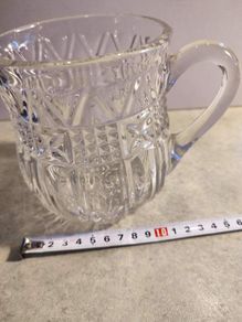 Lovely Old Cut Glass Jug.