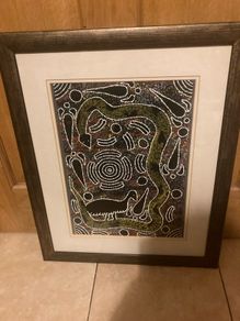 Aboriginal artwork free postage