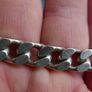 Vintage Sterling Silver 925 thick Chain and thick Bracelet heavy 59.1g Image 5