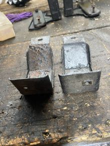 Ford Capri mk3 bumper end cap bracket