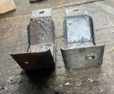 Ford Capri mk3 bumper end cap bracket