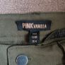 Pink Vanilla Khaki Multi Pocket Cuffed Cargo Pants, size 8 Image 5