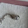 Pandora band of hearts safety chain charm very good condition hallmarked Image 8
