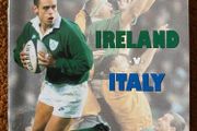 Very Rare 1997 Ireland v Italy - Irish Permanent International Programme
