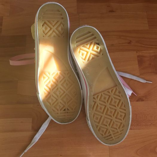 Pink Canvas High Top Trainers From Replay