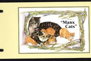 1996 Isle of Man Manx Cats (cats with kittens) Commemorative Stamp Miniature Sheet Presentation Pack