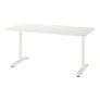 IKEA BEKANT Office Desk 160 x 80 cm White Image 2