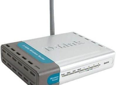D-Link DI-514 Wireless Cable/DSL Router, 4-Port Switch,