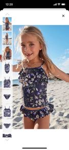 Next tankini set age 6 brand new tags removed never worn!