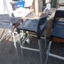 4 Indoor/outdoor Stackable Plastic Bar Stools Image 3