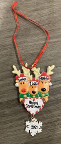 personalised christmas ornament