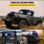 13500lbs Electric Synthetic Rope Winch 12v Recovery Truck Roller Image 4